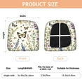 thumbnail image 3 of Pioneer Flower and Butterfly Seat Covers for Dining Room Chairs Set Of 4,Stretch Printed Washable Chair Seat Cover with Elastic Ties and Button,Removable Waterproof Couch Cushion Covers, 3 of 6