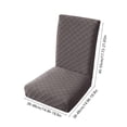 thumbnail image 3 of Birdeem Stretch Chair Covers, 4-Pack Elastic Dining Chair Slipcovers, Fits Most Chairs, Machine Washable Fabric, Home Kitchen and Event Use, 3 of 7