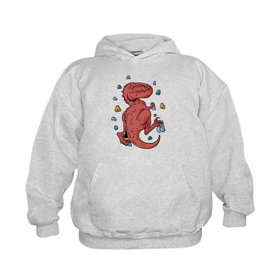 CafePress - Trex Indoor Rock Climbing Sweatshirt - Kids Hooded Sweatshirt, Classic Hoodie