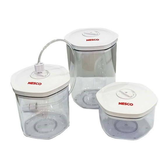 NESCO 3-Piece Vacuum Sealer Canister Set