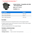 thumbnail image 2 of Carbon Canister - Compatible with 2006 - 2012 Toyota RAV4 2007 2008 2009 2010 2011, 2 of 2