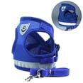thumbnail image 1 of Arnés para exteriores para mascotas, protección para perros pequeños, arnés para gatos a prueba de escape (azul), se recomiendan 5-7 kg, 1 of 3