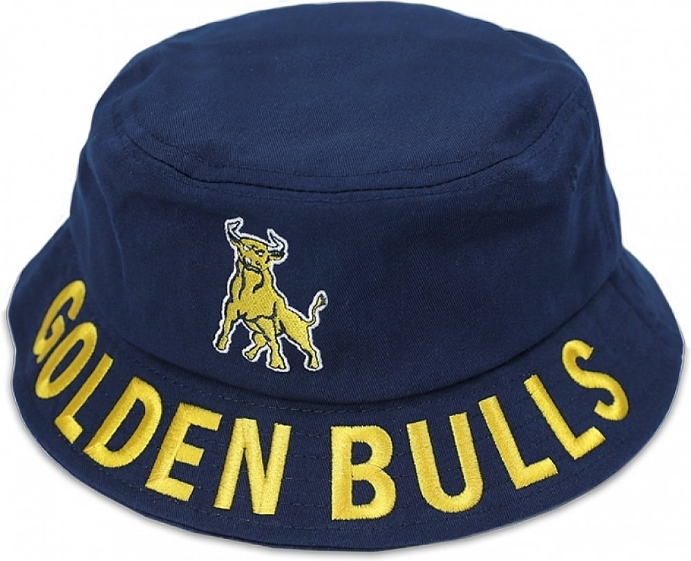 Big Boy Johnson C . Smith Golden Bulls S4 Mens Bucket Hat Navy Blue / 59 cm