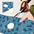 thumbnail image 6 of Yayeee Faucet Mat for Kitchen Sink 30" Diatomite Long Splash Guard Pad, Blue Forest Cat Pattern, 6 of 7
