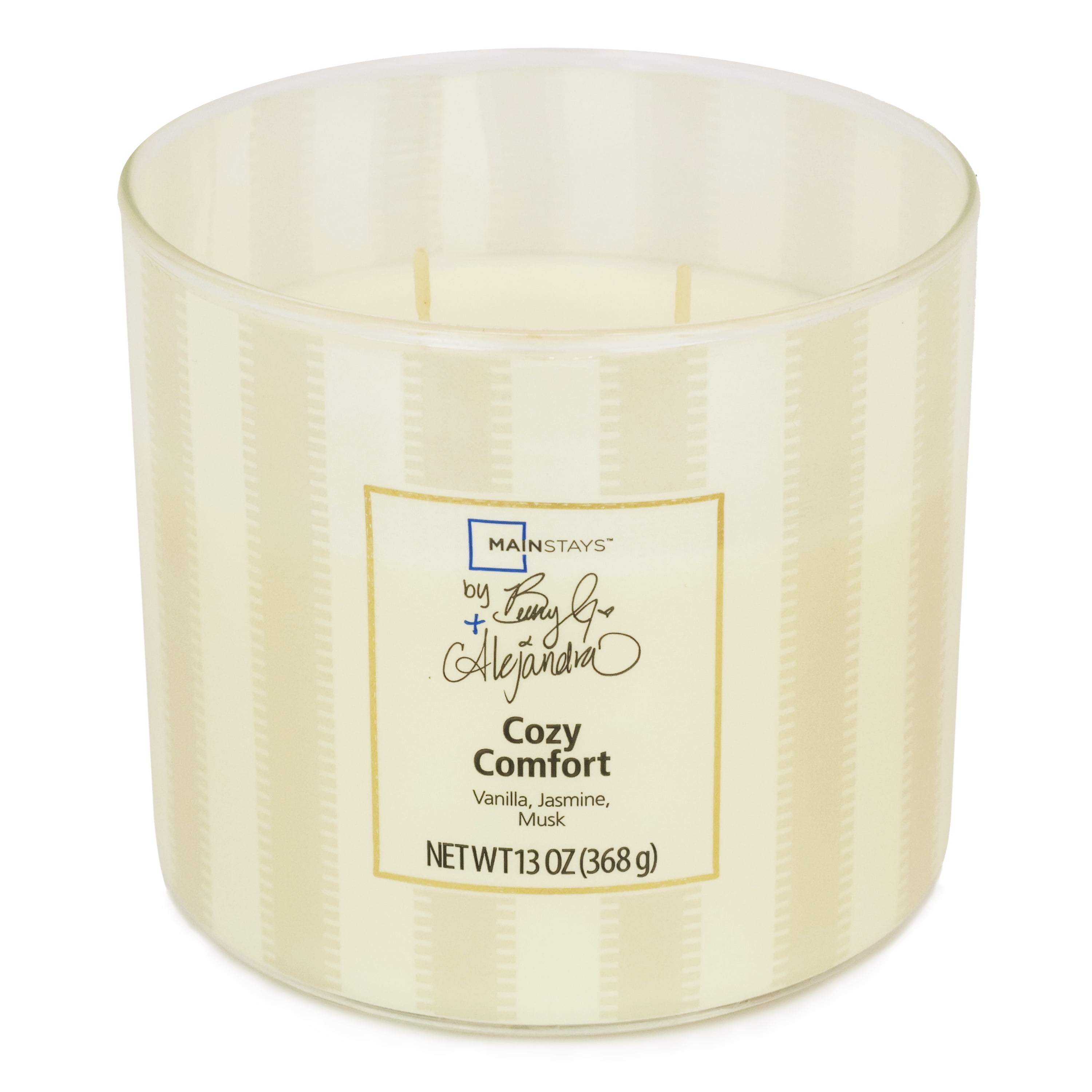 Mainstays 3-Wick Cozy Comfort Candle - Vanilla Jasmine Musk