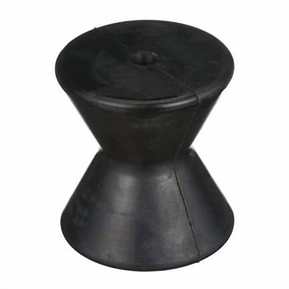 Attwood Mari 112091 4 in. Boat Trailer Rubber Bow Roller, Black