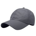 thumbnail image 5 of hengsof Men Ventilate Versatile Baseball Cap Sun Protection Solid Color Portable Folding Hats for Men or Women, 5 of 5