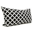 thumbnail image 1 of Black Bamboo Small Pillow 12x20, 1 of 1