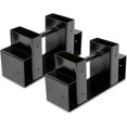 thumbnail image 1 of RightHand Adjustable Firewood Storage Bracket Kit – Sturdy Rack Holds Stacked Fire Logs & Adjusts to Any Length – Customize to Fit Your Indoor Or Outdoor Space – Durable Black Powder-Coated Steel, 1 of 9