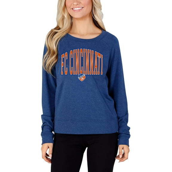 Women's Concepts Sport Royal FC Cincinnati Mainstream Terry Long Sleeve Top