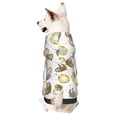 thumbnail image 1 of Fotbe Donut Sloth Sudadera con Estampado para Perros Pequeños – Suéter con Capucha para Mascotas, Tela Suave de Forro Polar con Bolsillo-X-Small, 1 of 7