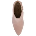 thumbnail image 5 of Journee Womens Sorren Covered Block Heel Pointed Toe Booties, 5 of 10