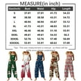 thumbnail image 2 of Resicozy Christmas Linen Jumpsuits for Women Adjustable Strap Xmas Print Romper Pajama Plus Size Pajamas Holiday Overalls Dark Green 2XL, 2 of 6