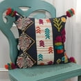 thumbnail image 2 of Rizzy Home Abstract 20" x 20" Poly Filled Pillow with Cotton Cover-Multi, 2 of 5