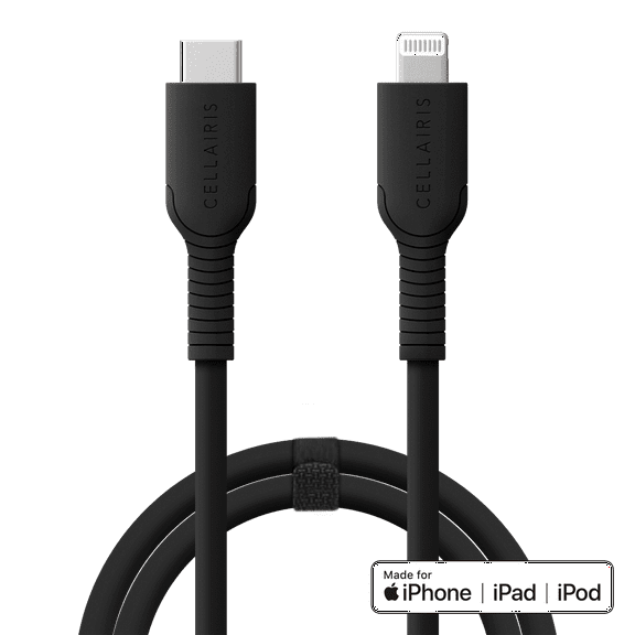 Charge Cable - 3FT USB-C to MFi Lightning Black (C94 Chip)