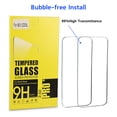 thumbnail image 7 of Xahpower New 2DS XL Screen Protector, Tempered Glass Top LCD for Top Screen and HD Clear Crystal PET Film Compatible Bottom Screen Protective Filter for Nintendo 2DS XL/New 2DS XL, 7 of 7