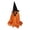 Orange, variant on Halloween Ghost Hanging Decor, Orange White Glowing Spirit with Hat, Cute Lighted Holiday Ornament, 19.7in, for Party Haunted House Indoor Decoration