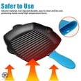 thumbnail image 3 of Luxtrada 4pcs Silicone Hot Handle Holder Silicone Hot Handle Cover Heat Resistant Rubber Pot Handle Sleeve for Cast Iron Skillets, Frying Pans, Metal Cookware, 3 of 8