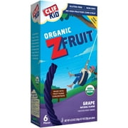 Clif Kid Zfruit Organic Grape Twisted Fruit Rope, 4.23 Oz., 6 Count