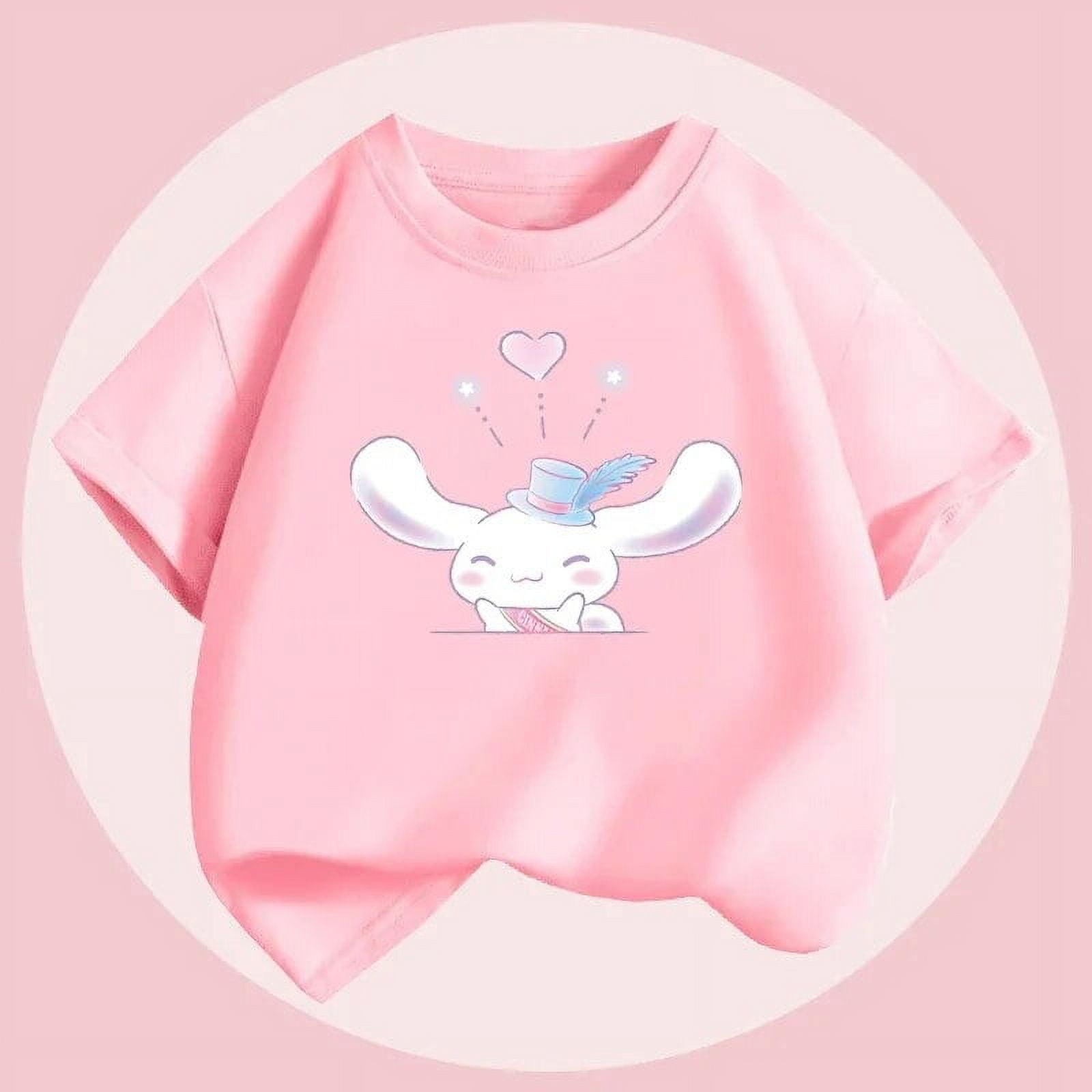 爆買いしたくなる Kawaii Sanrioed Cinnamoroll Kids T Shirt Kids Boys Girls Girls