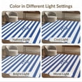 thumbnail image 7 of ODIKA 4'x6' Welcome Door Motif Striped Nautical Farmhouse Beachy Front Layered Washable Area Rug None for Dorm Room, Small Living Stain Resistant Low Profile, Easy Care, 7 of 7
