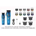 thumbnail image 2 of Professional Hair Clipper Kit – TTOOGO Dual Electric Trimmers with 13 Guide Combs, Brushless Motor 9000RPM, LCD Display, DLC Blade, 260-Minute Runtime, USB Rechargeable for Salon & Home Use, 2 of 8