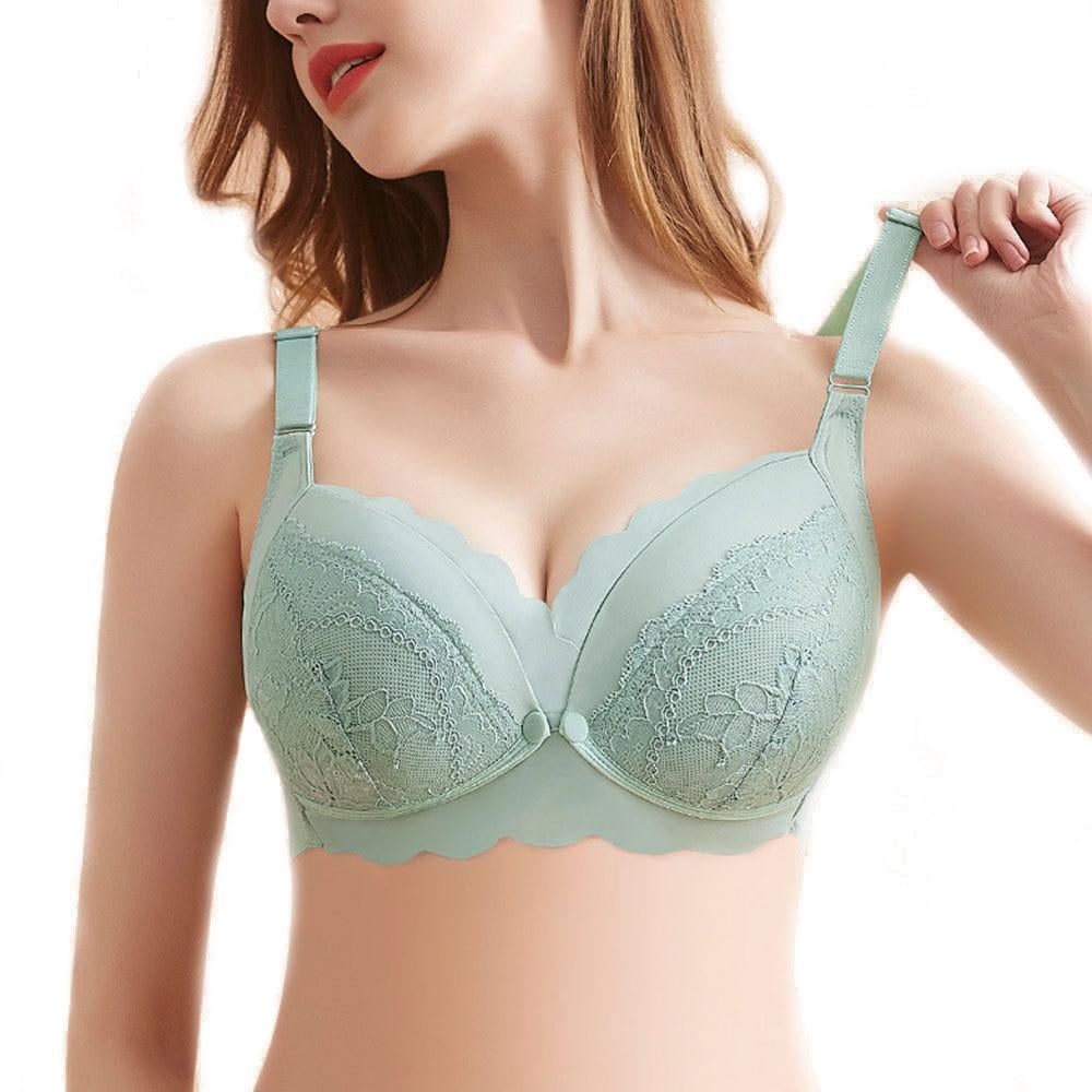 Green Open Bust Lingerie Porn - IMABAO 2 Pack Womens Wireless Nursing Bra Maternity Breastfeeding Bra Sleep  Bra Bralette - Walmart.com