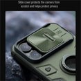 thumbnail image 2 of Heavy Duty Case for iPhone 15 Pro Ring Kickstand Phone Case with Sliding Camera Cover, Rugged Hybrid Shockproof Lens Protection Cover for iPhone 15 Pro 6.1" - Green, 2 of 6
