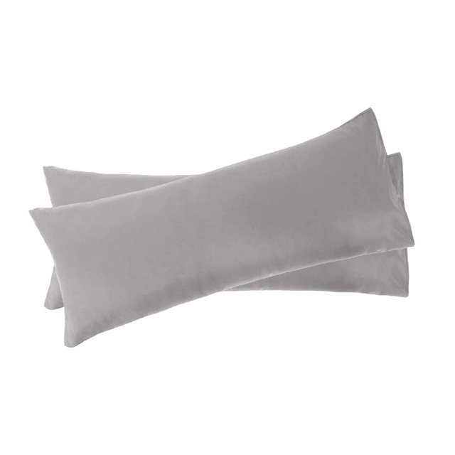 Unique Bargains Taies d'Oreiller Longues en Microfibre Enveloppe 2 Pcs