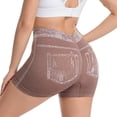 thumbnail image 2 of DailyTrove Women's High Waisted Biker Shorts - Tummy Control Stretch Workout Shorts for Gym & Yoga, 2 of 5
