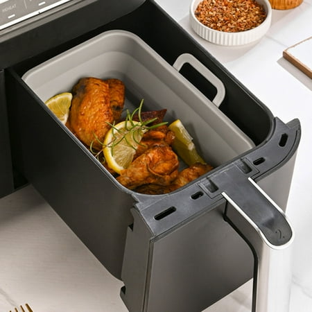 

Hadanceo Roasting Pan Reusable Rectangular Roasting Tray Baking Reliable for Ninja201410