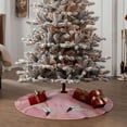 thumbnail image 4 of Sikiie Flamingos Nativity Christmas Tree Skirt, Jesus Christian Winter Holiday Tree Mat Decoration(30-48IN)36", 4 of 6