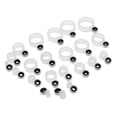 thumbnail image 4 of Lot 22 piece Rod Silicone Ceramic Rod Replacement Tip Tops, White, 4 of 6