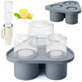 thumbnail image 1 of Bandeja para cubitos de hielo Stanley Cup, máquina de cubitos de hielo de silicona con tapa para vaso de 30 a 40 onzas, para enfriar whisky, cócteles, bebidas, café, fácil de llenar y liberar, sin BPA, 1 of 7