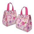 thumbnail image 2 of Pioneer Flower Floral Print Pattern Insulated Lunch Bag for Women & Adults,Large Portable Soft Cooler Lunch Bag,Thermal Food Storage Tote with Pearl Cotton,8.66L,8.75x5.75x9.5 Inch, 2 of 6