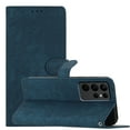 thumbnail image 2 of for Samsung Galaxy S23 Ultra Wallet Case, Premium PU Leather Card/Photo Slots Shockproof Classic with Wrist Strap Cash Pocket Wallet Purse Slim Flip Case Cover for Samsung Galaxy S23 Ultra, Blue, 2 of 6