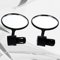 thumbnail image 2 of Miangastore Pair of Universal Adjustable Handlebar Rearview Mirror 360 Degrees Bike MTB Motorcycle Cycling Handlebar Plug Flexible Rear Sight Mirror, 2 of 8