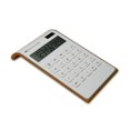 thumbnail image 5 of Calculatrice, Pile Solaire 10 Chiffres de Base, Double Alimentation (Blanc), 5 of 5