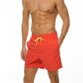 Mens Swim Trunks with Compression Liner Durable Leisure Swim Trunks