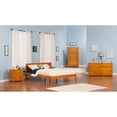 thumbnail image 3 of Atlantic Furniture Lit Plate-Forme Ornando Grand Panel au Caramel Latte, 3 of 4