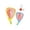 A, variant on 2Pcs Throwing and Catching Paddle Set with Balls Outdoor Sports Interactive Waterproof Racket Game for Beach Backyard and Pool Party Activities, 12 Inch
