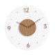 thumbnail image 5 of Reloj de pared de madera acrílica, reloj decorativo de 12 pulgadas para decoración del hogar, movimiento silencioso. Redondo, 5 of 9