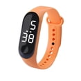 thumbnail image 1 of Reloj digital LED blanco, moderno, resistente al agua, para estudiantes, personalizado, creativo, informal, para deportes al aire libre, 1 of 5