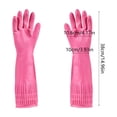 thumbnail image 3 of Waterproof Rubber Dishwashing Gloves, Non Slip Durable Household Cleaning Gloves, Protective Hand Gear for Kitchen Laundry and Daily Cleansing, 3 of 6