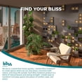 thumbnail image 6 of Bliss Outdoors Hardwood 6-Slat Interlocking Acacia Wooden Deck Tiles, Natural, Set of 10, 6 of 10