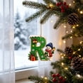 thumbnail image 5 of Yyuenw Christmas Alphabet Ornaments, 3.15"/80mm 2D Acrylic Hanging Pendant Custom Name Xmas Tree Wreath Mantel Decor, 5 of 7