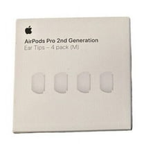 Replacement Tips for Apple Airpods Pro 2nd Generation Ear Tips 4 Pack (2 Pairs) Size Medium OEM