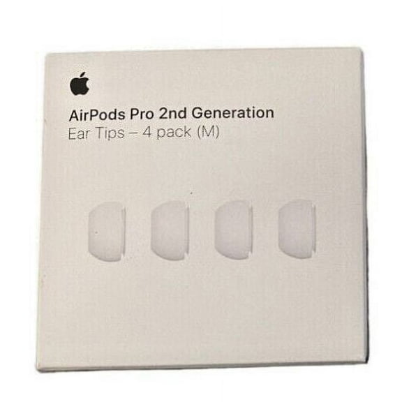 Replacement Tips for Apple Airpods Pro 2nd Generation Ear Tips 4 Pack (2 Pairs) Size Medium OEM