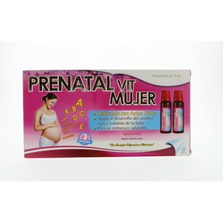 Prenatal Vit Women - Prenatal Vit Mujer 10 Ampolletas (Pack of 6)