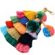 thumbnail image 1 of Colgante de borla de punto bohemio, colgante tejido a mano diy, colgante de bolso de estilo étnico, colgante de llavero JFHHH pequeña, 1 of 4